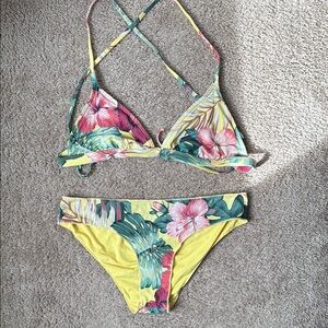 Floral Bikini Set with Cheeky Bottoms